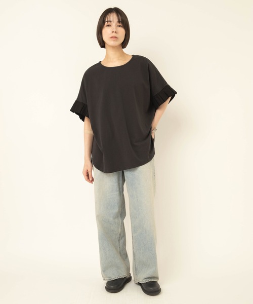 RNA-N(アールエヌエーエヌ)の「R4369 DENIM WIDE PANTS(デニムパンツ・レディース・ブルー系その他/ブルー系その他2・MEDIUM/SMALL)」の21枚目の写真