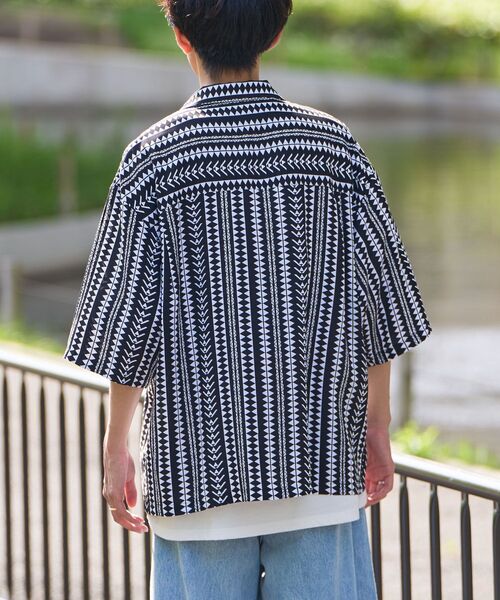 CRAFT STANDARD BOUTIQUE（クラフトスタンダードブティック）の「レーヨンオープンカラーシャツ（シャツ/ブラウス・メンズ・A/C/B・M/L/XL）」の7枚目の写真