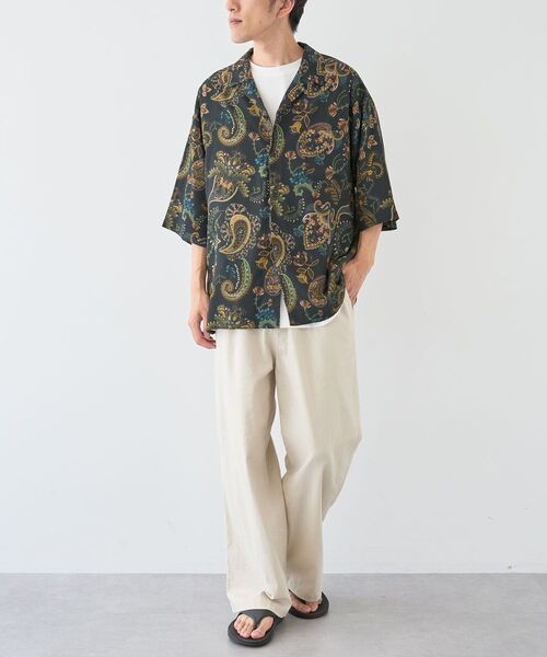 CRAFT STANDARD BOUTIQUE（クラフトスタンダードブティック）の「レーヨンオープンカラーシャツ（シャツ/ブラウス・メンズ・A/C/B・M/L/XL）」の14枚目の写真