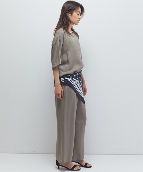 1er Arrondissement(プルミエアロンディスモン)の「【新色追加2】キュプラフィブリルイージーパンツ(その他パンツ・レディース・ベージュ系その他/ブラウン系その他5/ブラウン系その他4・38/36)」の12枚目の写真