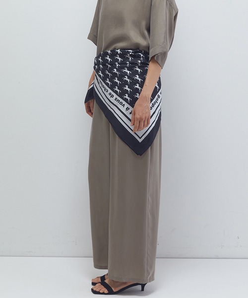 1er Arrondissement(プルミエアロンディスモン)の「【新色追加2】キュプラフィブリルイージーパンツ(その他パンツ・レディース・ベージュ系その他/ブラウン系その他5/ブラウン系その他4・38/36)」の10枚目の写真