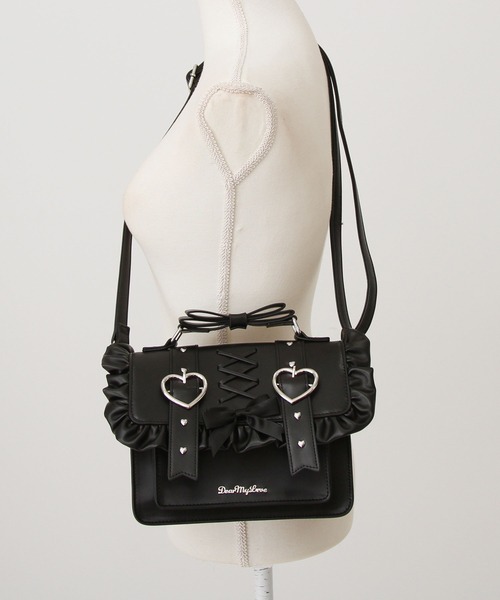 DearMyLove（ディアマイラブ）の「選べるデザインリボンショルダーバッグ（ショルダーバッグ・レディース・ブルー系その他/レッド/レッド系その他/ピンク系その他/ブラック/ベビーピンク/サックスブルー/ブラック系その他・FREE）」の10枚目の写真