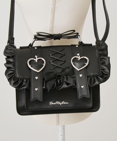 DearMyLove（ディアマイラブ）の「選べるデザインリボンショルダーバッグ（ショルダーバッグ・レディース・ブルー系その他/レッド/レッド系その他/ピンク系その他/ブラック/ベビーピンク/サックスブルー/ブラック系その他・FREE）」の11枚目の写真