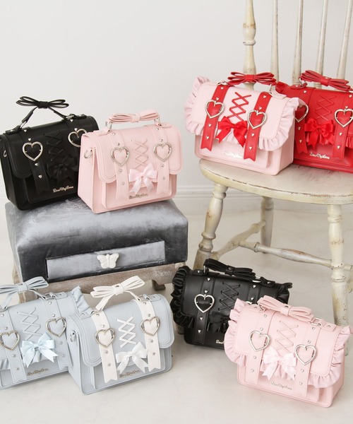 DearMyLove（ディアマイラブ）の「選べるデザインリボンショルダーバッグ（ショルダーバッグ・レディース・ブルー系その他/レッド/レッド系その他/ピンク系その他/ブラック/ベビーピンク/サックスブルー/ブラック系その他・FREE）」の17枚目の写真