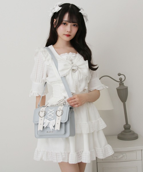 DearMyLove（ディアマイラブ）の「選べるデザインリボンショルダーバッグ（ショルダーバッグ・レディース・ブルー系その他/レッド/レッド系その他/ピンク系その他/ブラック/ベビーピンク/サックスブルー/ブラック系その他・FREE）」の22枚目の写真