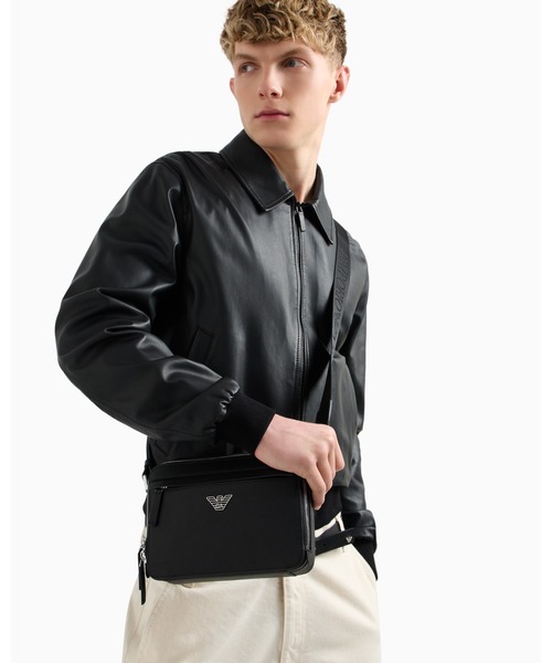 エンポリオ アルマーニ】ASV カメラバッグ イーグルプレート ミニ