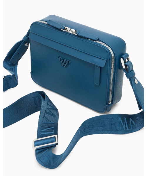 EMPORIO ARMANI（エンポリオアルマーニ）の「【エンポリオ アルマーニ】ASV カメラバッグ  イーグルプレート ミニ（ショルダーバッグ・メンズ・ブラック/ダークグリーン/インディゴブルー・FREE）」の16枚目の写真