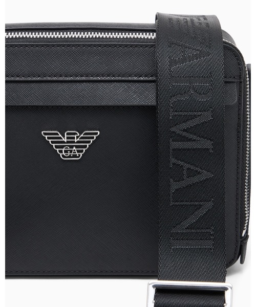 EMPORIO ARMANI（エンポリオアルマーニ）の「【エンポリオ アルマーニ】ASV カメラバッグ  イーグルプレート ミニ（ショルダーバッグ・メンズ・ブラック/ダークグリーン/インディゴブルー・FREE）」の20枚目の写真