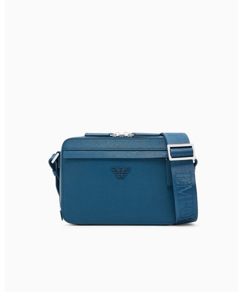 EMPORIO ARMANI（エンポリオアルマーニ）の「【エンポリオ アルマーニ】ASV カメラバッグ  イーグルプレート ミニ（ショルダーバッグ・メンズ・ブラック/ダークグリーン/インディゴブルー/チャコールグレー・FREE）」の16枚目の写真