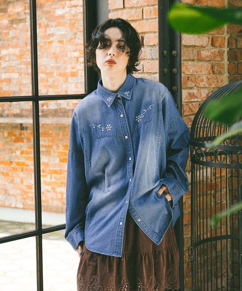 niko and（ニコアンド）の「【NKJ 2025AW】WESTERN REMAKE SHIRT