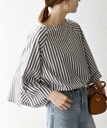 SHIPS any | SHIPS any:〈洗濯機可能〉REPREVE ボートネック フレアスリーブ ブラウス(シャツ/ブラウス)