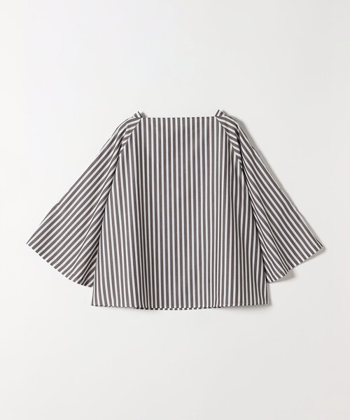 セール】SHIPS any:〈洗濯機可能〉REPREVE ボートネック フレア