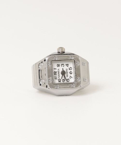 ROOPTOKYO(ループトウキョウ)の「OKUOKU 0909/オクオク watch ring 指輪時計 フリーサイズ仕様 oku-ring-g4 秋物 秋服 2026年秋冬(リング・レディース・B/ゴールド系1/ゴールド系3/シルバー/シルバー系2/シルバー系4/ホワイト系その他2/ホワイト系その他4/ブラック系その他/パープル系その他3/ピンク系その他6/ピンク系6/レッド系その他2/イエロー系その他/ゴールド系/ブラック系その他2/ブルー系その他2/ブルー系その他3/ピンク系その他/グリーン/イエロー系その他3/ゴールド系2/ゴールド系4/ゴールド系9/シルバー系3/シルバー系5/ホワイト/ホワイト系その他/ホワイト系その他3/パープル系その他/パープル系その他2/ピンク/ピンク系7/レッド系その他/レッド系その他3/イエロー/グリーン系その他/ゴールド系5/ゴールド系6/ゴールド系7/ゴールド系8/シルバー系1/ブルー系その他/ピンク系その他2/ピンク系その他4/その他1/シルバー系6/ブラック系その他3/ゴールド系その他6・FREE)」の5枚目の写真