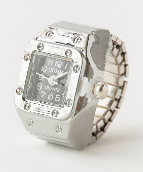 ROOPTOKYO(ループトウキョウ)の「OKUOKU 0909/オクオク watch ring 指輪時計 フリーサイズ仕様 oku-ring-g4 秋物 秋服 2026年秋冬(リング・レディース・B/ゴールド系1/ゴールド系3/シルバー/シルバー系2/シルバー系4/ホワイト系その他2/ホワイト系その他4/ブラック系その他/パープル系その他3/ピンク系その他6/ピンク系6/レッド系その他2/イエロー系その他/ゴールド系/ブラック系その他2/ブルー系その他2/ブルー系その他3/ピンク系その他/グリーン/イエロー系その他3/ゴールド系2/ゴールド系4/ゴールド系9/シルバー系3/シルバー系5/ホワイト/ホワイト系その他/ホワイト系その他3/パープル系その他/パープル系その他2/ピンク/ピンク系7/レッド系その他/レッド系その他3/イエロー/グリーン系その他/ゴールド系5/ゴールド系6/ゴールド系7/ゴールド系8/シルバー系1/ブルー系その他/ピンク系その他2/ピンク系その他4/その他1/シルバー系6/ブラック系その他3/ゴールド系その他6・FREE)」の8枚目の写真