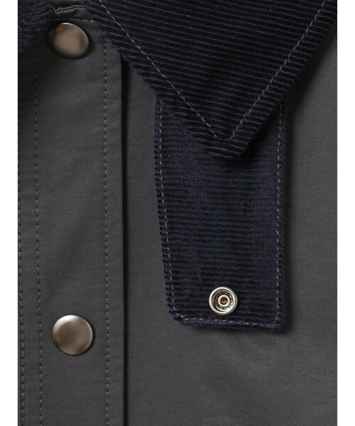 MidiUmi（ミディウミ）の「MidiUmi ハンティングロングコート（その他アウター・レディース・ブラック/ベージュ/チャコールグレー・FREE）」の6枚目の写真