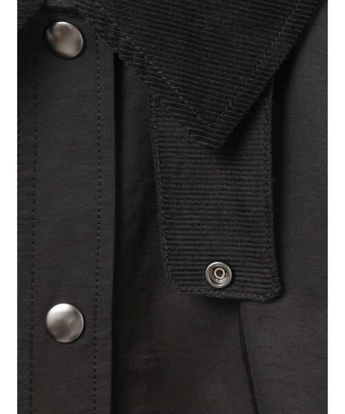 MidiUmi（ミディウミ）の「MidiUmi ハンティングロングコート（その他アウター・レディース・ブラック/ベージュ/チャコールグレー・FREE）」の7枚目の写真