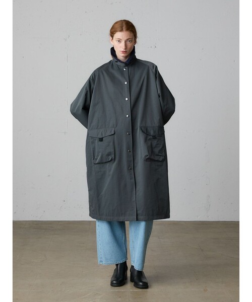 MidiUmi（ミディウミ）の「MidiUmi ハンティングロングコート（その他アウター・レディース・ブラック/ベージュ/チャコールグレー・FREE）」の12枚目の写真