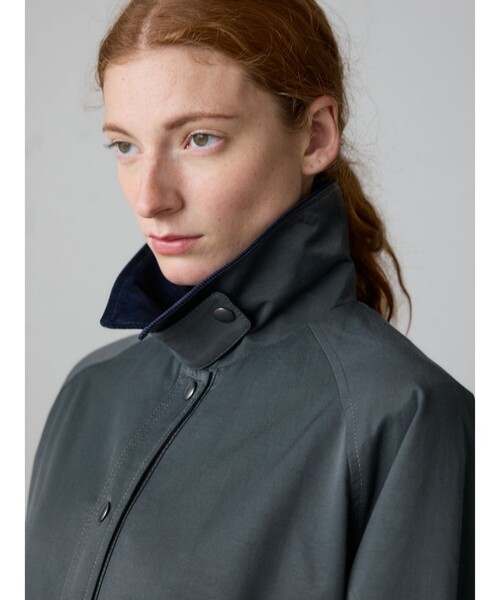 MidiUmi（ミディウミ）の「MidiUmi ハンティングロングコート（その他アウター・レディース・ブラック/ベージュ/チャコールグレー・FREE）」の13枚目の写真