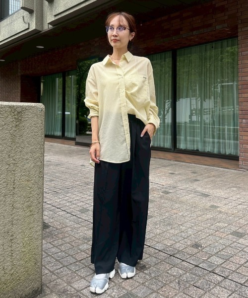 emmi（エミ）の「イージーパンツ（その他パンツ・レディース・ブラック/ライトベージュ/オフホワイト・0/1）」の2枚目の写真