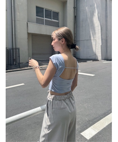 emmi（エミ）の「イージーパンツ（その他パンツ・レディース・ブラック/ライトベージュ/オフホワイト・0/1）」の15枚目の写真