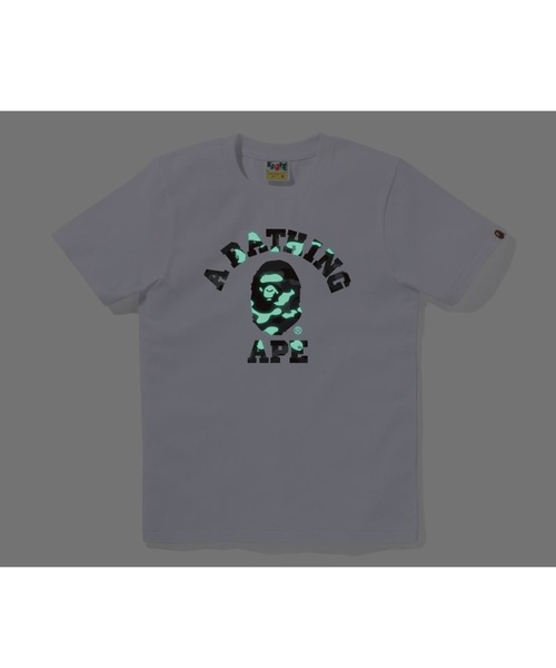 A BATHING APE(アベイシングエイプ)の「CITY CAMO COLLEGE TEE(Tシャツ/カットソー・レディース・ホワイト/ブラック・MEDIUM/SMALL/X-SMALL)」の3枚目の写真