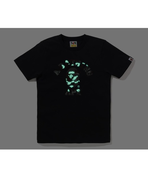 A BATHING APE(アベイシングエイプ)の「CITY CAMO COLLEGE TEE(Tシャツ/カットソー・レディース・ホワイト/ブラック・MEDIUM/SMALL/X-SMALL)」の4枚目の写真