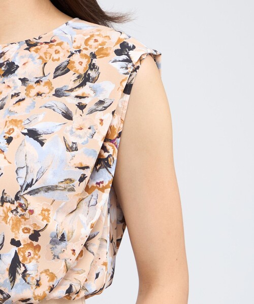 セール】フィオーレジャージー ノースリーブドレス（ワンピース