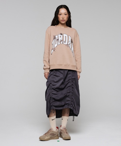 JORDAN BRAND（ジョーダンブランド）の「ジョーダン フライト ウィメンズ パラシュート スカート / Jordan Flight Women's Parachute Skirt HQ9188-068 Iron Grey（スカート・レディース・グレー系その他・XS/XL/S/M/L）」の7枚目の写真