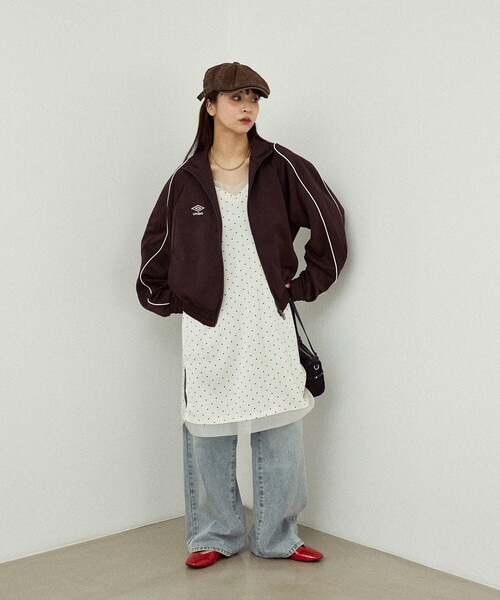 UMBRO × PUBLUX/アンブロ パイピングジャージー トラックジャケット UMBRO × PUBLUX/アンブロ パイピング ジャージー トラック