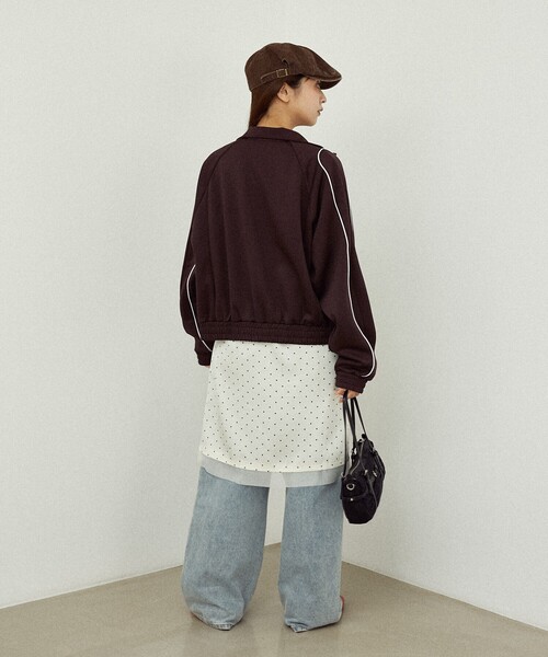 美品 アンブロ パブリュクス パイピング ジャージー トラックジャケット UMBRO × PUBLUX/アンブロ パイピング ジャージー トラック