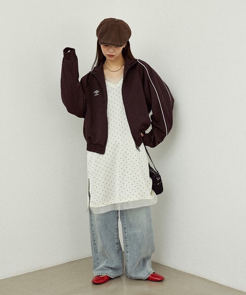 UMBRO × PUBLUX/アンブロ パイピングジャージー トラックジャケット UMBRO × PUBLUX/アンブロ パイピング ジャージー トラック