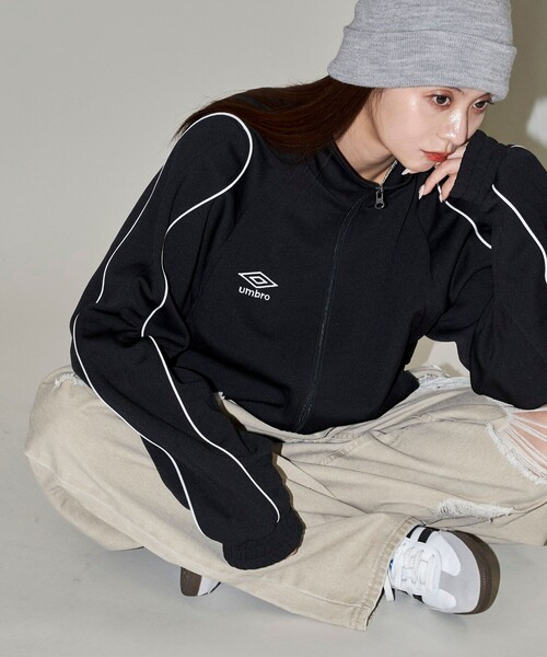 UMBRO × PUBLUX/アンブロ パイピング ジャージー トラックジャケット