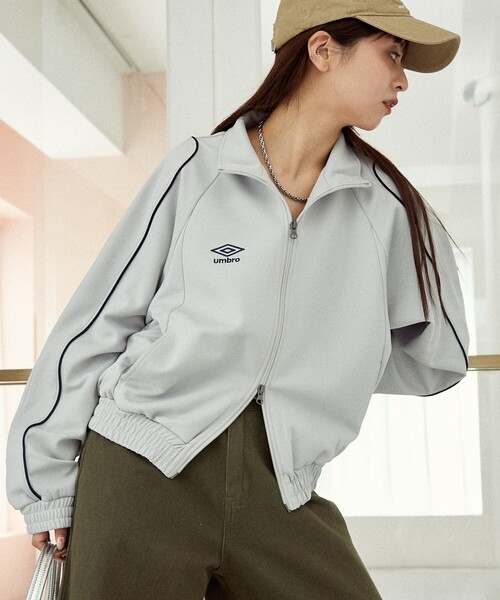 UMBRO×PUBLUX パイピング ジャージー トラックジャケット UMBRO/パイピング ジャージー トラックジャケット 限定展開
