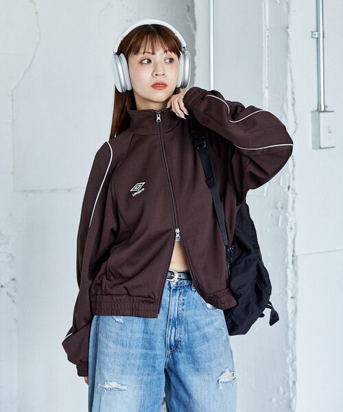 UMBRO×PUBLUX パイピング ジャージー トラックジャケット UMBRO/パイピング ジャージー トラックジャケット 限定展開