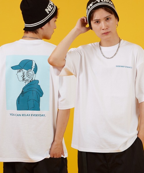SIDEWAY STANCE(サイドウェイスタンス)の「【SIDEWAY STANCE】オリジナル グラフィック プリント 半袖Tシャツ(Tシャツ/カットソー・メンズ・ブラック系/ホワイト系/ブラック/ホワイト/ブラック系1/ホワイト系1/ホワイト系その他/ブラック系その他/ホワイト系その他2/ブラック系その他2/ブラック系2/ブラック系3/ブラック系4/ブラック系5/ブラック系6/ブラック系7/ブラック系8/ブラック系9/ホワイト系5/ホワイト系6/ホワイト系7/ホワイト系8/ホワイト系9/ホワイト系2/ホワイト系3/ホワイト系4・X-LARGE/LARGE/MEDIUM/SMALL)」の13枚目の写真