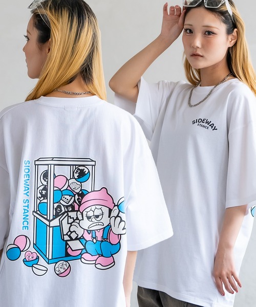 SIDEWAY STANCE(サイドウェイスタンス)の「【SIDEWAY STANCE】オリジナル グラフィック プリント 半袖Tシャツ(Tシャツ/カットソー・メンズ・ブラック系/ホワイト系/ブラック/ホワイト/ブラック系1/ホワイト系1/ホワイト系その他/ブラック系その他/ホワイト系その他2/ブラック系その他2/ブラック系2/ブラック系3/ブラック系4/ブラック系5/ブラック系6/ブラック系7/ブラック系8/ブラック系9/ホワイト系5/ホワイト系6/ホワイト系7/ホワイト系8/ホワイト系9/ホワイト系2/ホワイト系3/ホワイト系4・X-LARGE/LARGE/MEDIUM/SMALL)」の2枚目の写真