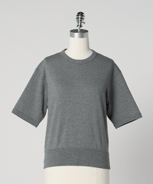 LOEFF＞コットン スウェット ショートスリーブ プルオーバー