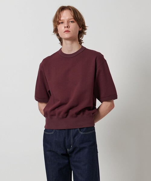 LOEFF（ロエフ）の「＜LOEFF＞コットン スウェット ショートスリーブ プルオーバー（スウェット・レディース・グレー系/ワイン・FREE）」の19枚目の写真