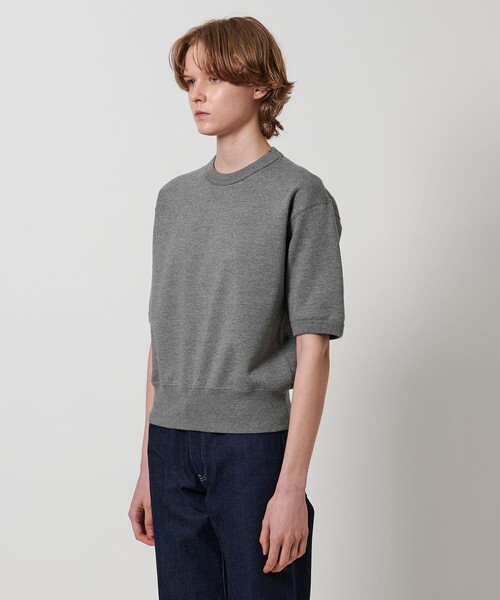 LOEFF>コットン スウェット ショートスリーブ プルオーバー LOEFF>コットン スウェット ショートスリーブ プルオーバー