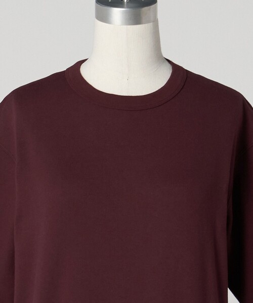 LOEFF＞コットン スウェット ショートスリーブ プルオーバー