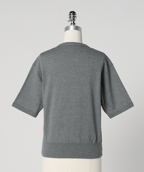 LOEFF＞コットン スウェット ショートスリーブ プルオーバー