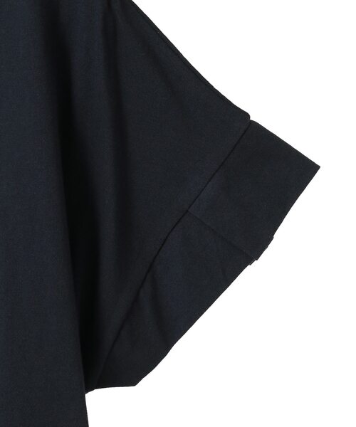 MELROSE claire(メルローズ クレール)の「【接触冷感加工タックデザインフレンチスリーブカットプル】(Tシャツ/カットソー・レディース・ライトグレー/ダークネイビー/イエロー・FREE)」の12枚目の写真