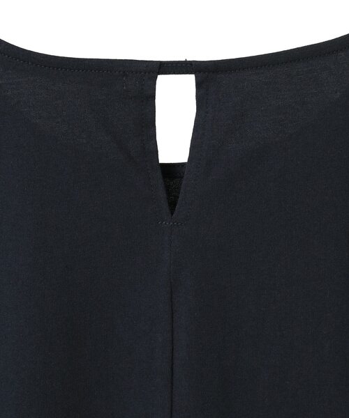 MELROSE claire(メルローズ クレール)の「【接触冷感加工タックデザインフレンチスリーブカットプル】(Tシャツ/カットソー・レディース・ライトグレー/ダークネイビー/イエロー・FREE)」の14枚目の写真