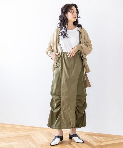 セール】サスペンダー付ミリタリースカート（ジャンパースカート