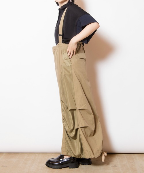 OSMOSIS(オズモーシス)の「サスペンダー付ミリタリースカート(ジャンパースカート・レディース・ベージュ/ブラック/カーキ・ONE SIZE)」の19枚目の写真