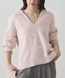 新品★ LOUNGEDRESS(ラウンジドレス) ウールクルーネックニット ウールカシミヤクルーニット | LOUNGEDRESS(ラウンジドレス