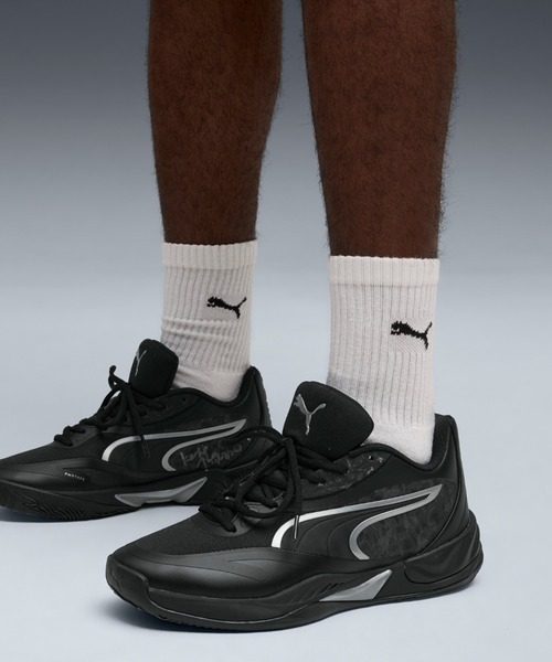 PUMA(プーマ)の「PUMA プーマ メンズ オールプロ ニトロ 2 スカイブレーク バスケットボール(スニーカー・メンズ・ブラック/ホワイト×ブルー/ホワイト×ピンク/ホワイト×シルバー・29.0cm/28.5cm/30.0cm/29.5cm/25.0cm/28.0cm/26.0cm/25.5cm/26.5cm/27.5cm/27.0cm/31cm)」の4枚目の写真