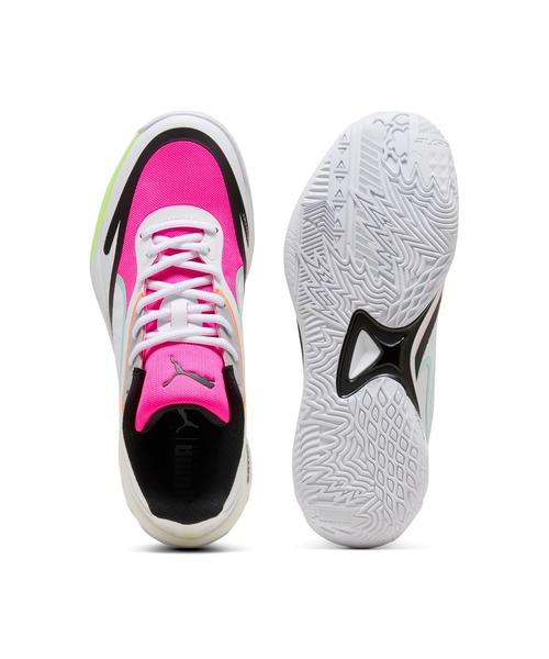PUMA(プーマ)の「PUMA プーマ メンズ オールプロ ニトロ 2 スカイブレーク バスケットボール(スニーカー・メンズ・ブラック/ホワイト×ブルー/ホワイト×ピンク/ホワイト×シルバー・29.0cm/28.5cm/30.0cm/29.5cm/25.0cm/28.0cm/26.0cm/25.5cm/26.5cm/27.5cm/27.0cm/31cm)」の15枚目の写真
