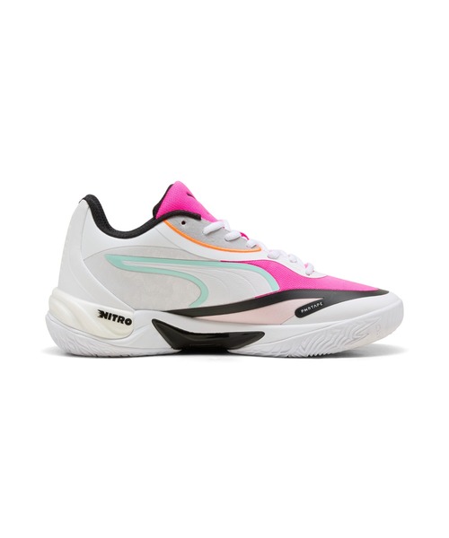 PUMA(プーマ)の「PUMA プーマ メンズ オールプロ ニトロ 2 スカイブレーク バスケットボール(スニーカー・メンズ・ブラック/ホワイト×ブルー/ホワイト×ピンク/ホワイト×シルバー・29.0cm/28.5cm/30.0cm/29.5cm/25.0cm/28.0cm/26.0cm/25.5cm/26.5cm/27.5cm/27.0cm/31cm)」の12枚目の写真