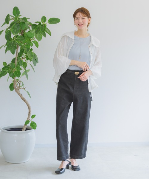 KATHARINE ROSS（キャサリンロス）の「【KATHARINE ROSS】ドビーストライプブルゾン（ブルゾン・レディース・ブラック/オフホワイト・MEDIUM）」の12枚目の写真